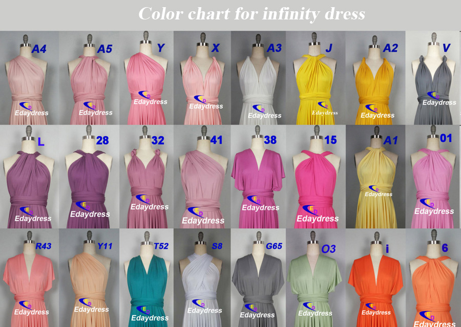 Colour Chart For Dresses