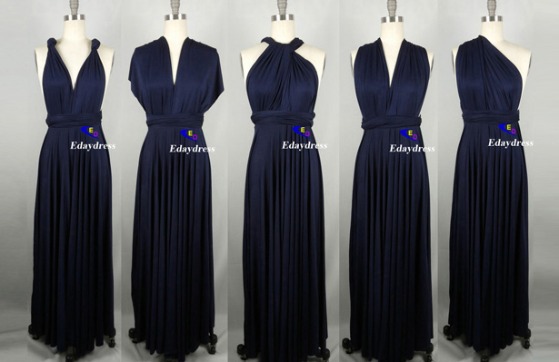 infinity dress midnight blue