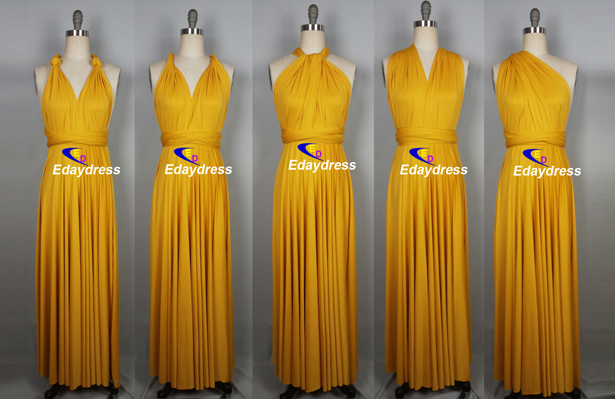 yellow gold infinity dress