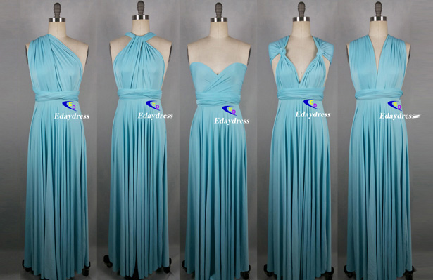 baby blue infinity dress